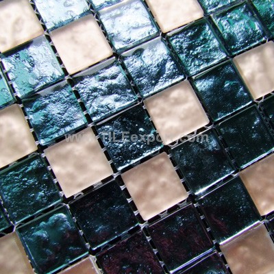 Mosaic--Crystal_Glass,Rustic_Shine_Mosaics,JA-B02[3mm]